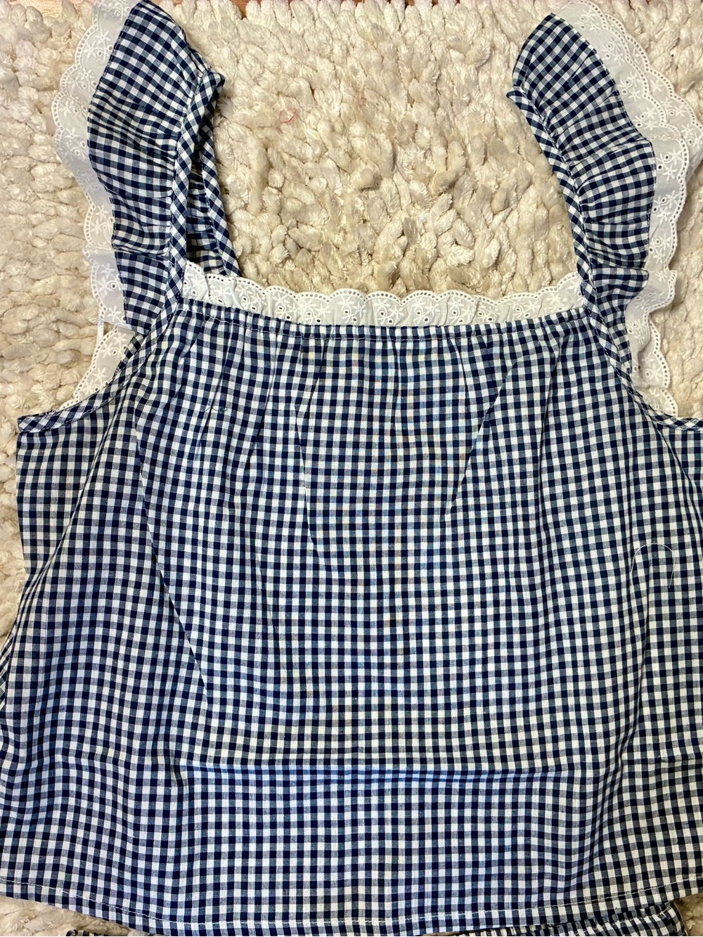 CAROLINE CONSTAS 2pc
Cotton Gingham Short
Pajamas Set - Picture 7 of 9